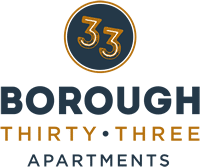 Apartments in Chattanooga A logo for Borough Thirty Three Apartments, offering apartments for rent in Chattanooga.