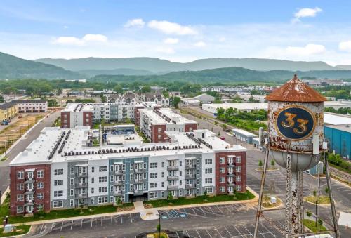 Apartments for rent in Chattanooga, TN - Aerial-View-of-Community-and-Water-Tower